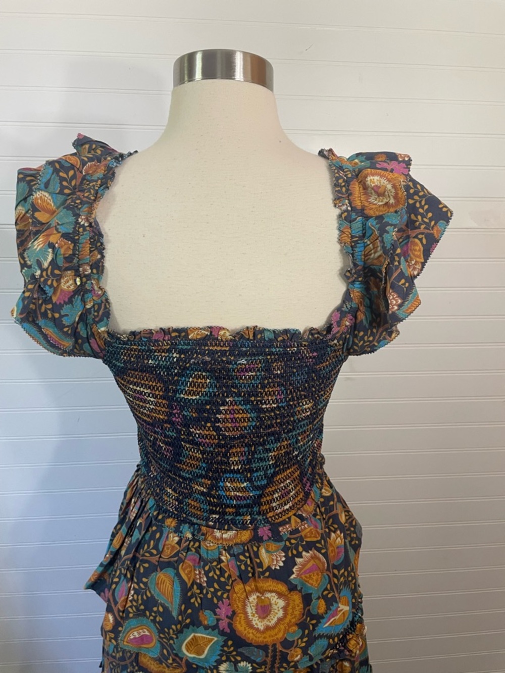 House Of Harlow 1960 Boho Floral Multicolor Top Maxi Skirt Set NEW Size XSmall - Picture 6 of 11